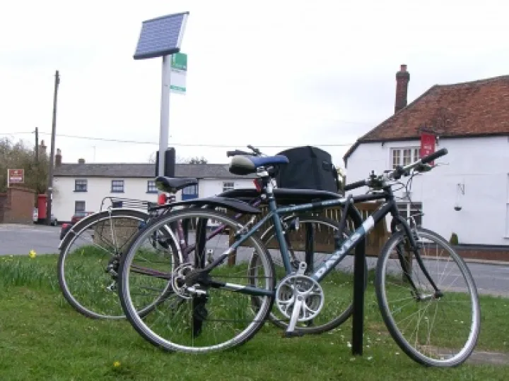 Cycle Stands at Fort End