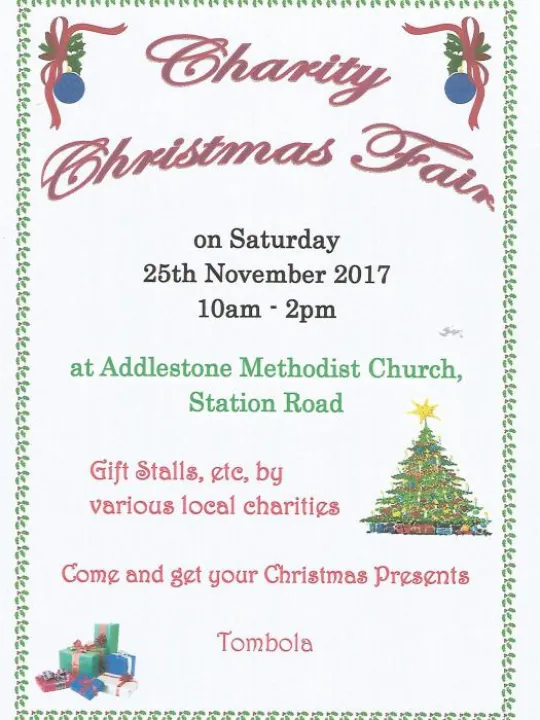 Addlestone Charity Christmas Fair – 2017