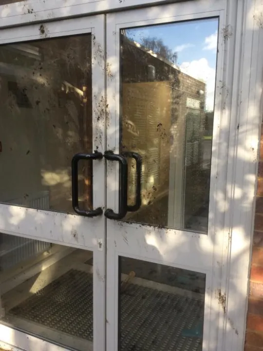 TCC Vandalism on Rear Door IMG_1313 (1)