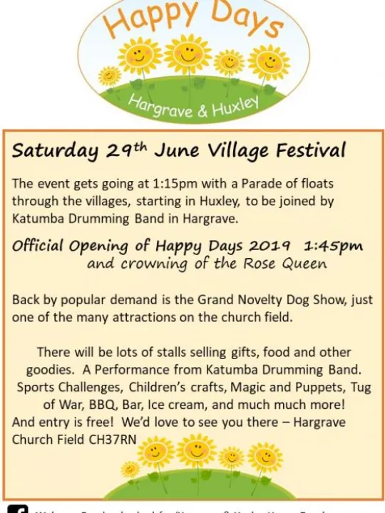 Huxley village fete