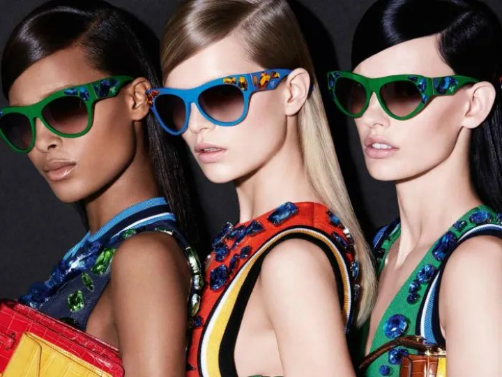 Prada sunglasses for women poster