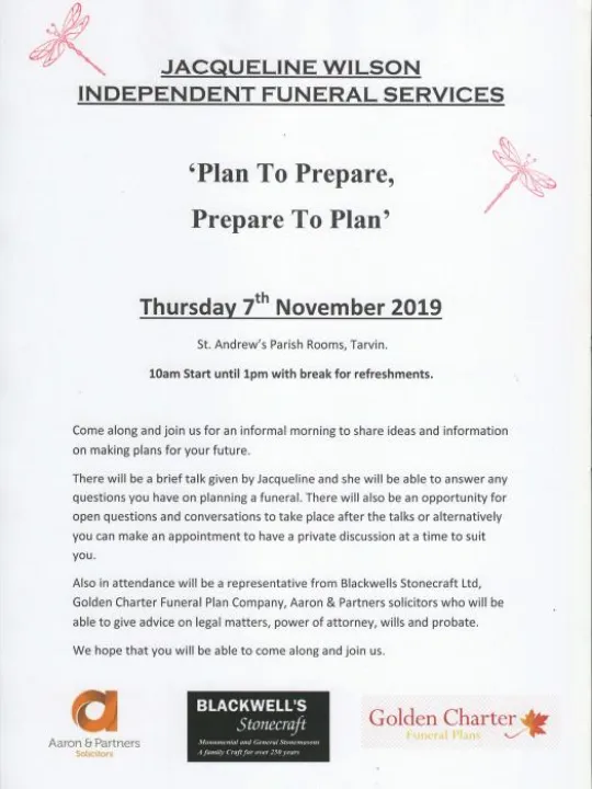 Jacqueline Wilson Notice