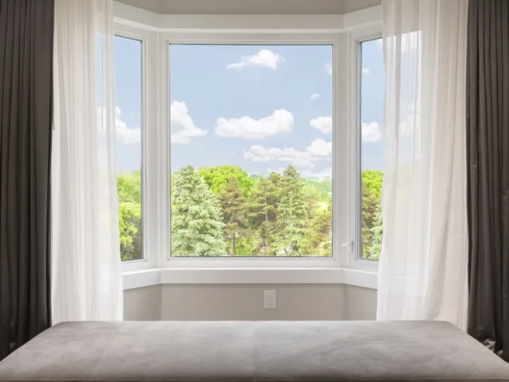Window with forest view