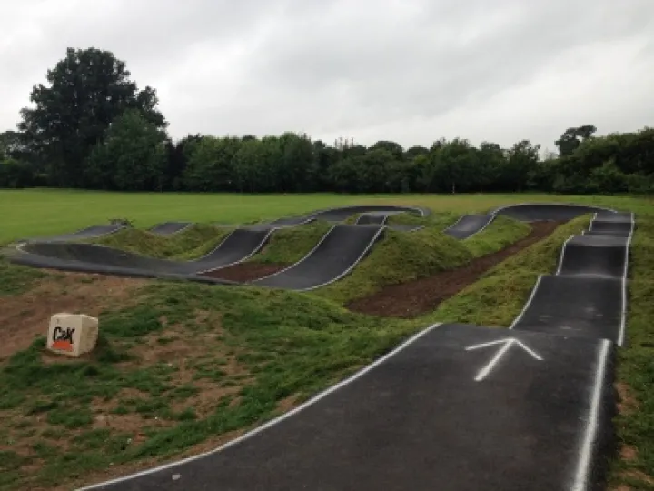 Christleton Scooter Track long view