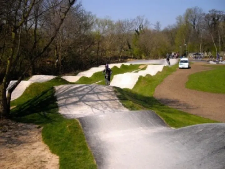 Colshaw Farm BMX Pump Track rollers