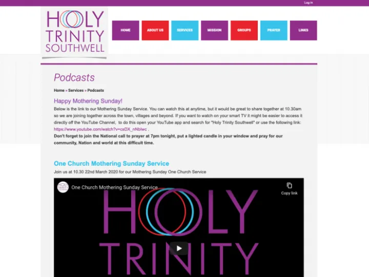 Holy Trinity Podcast Page