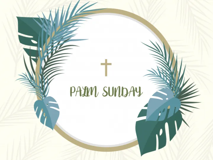 palm sunday background