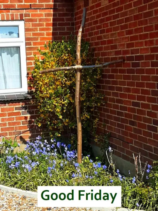 Debbie &ndash; Good Friday Cross &ndash; Labelled