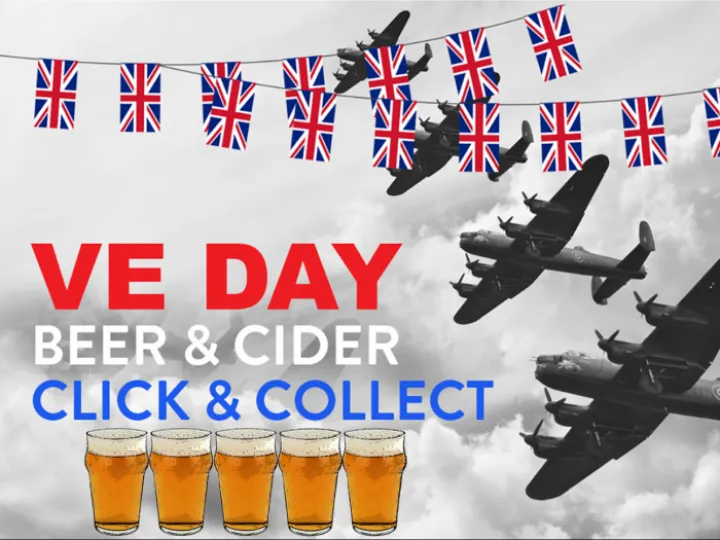 VE DAY Type Lancaster Bunting_with Beer