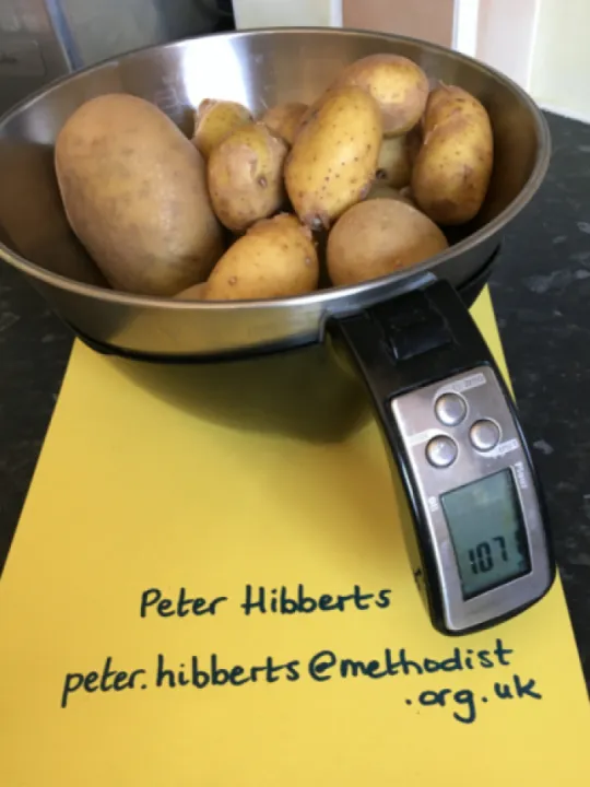 SuperSpud Weighing Photo