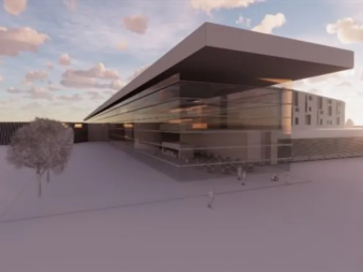 Architects impression of new Leighton Hospital