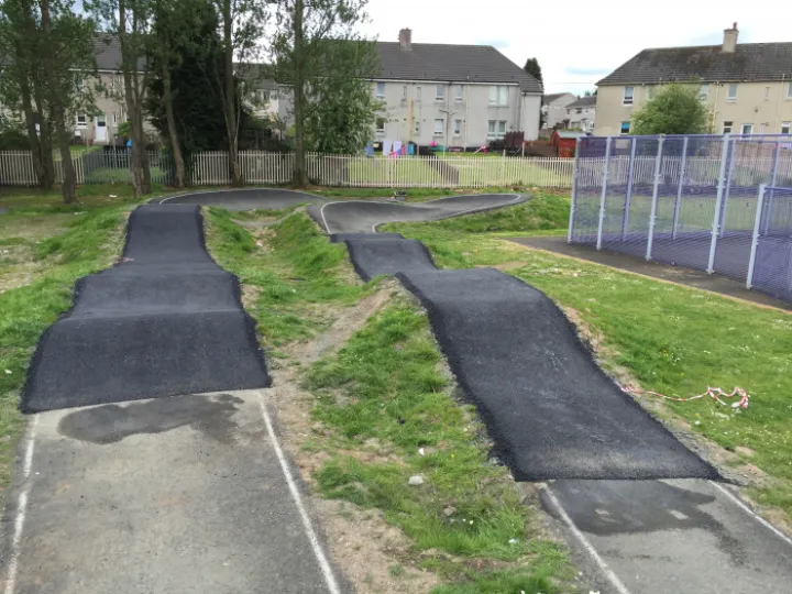 Plains pump track rollers