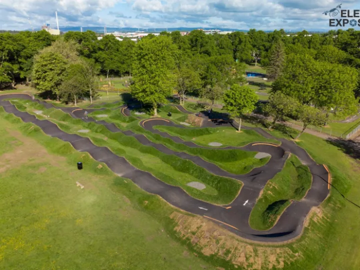 Zetland pump track long view