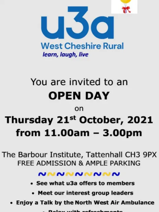 U3A Open day