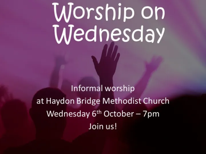 Worship on Wednesday at HB 2