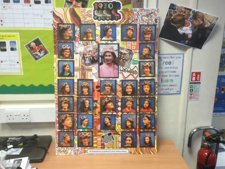 Jubilee art from Year 6