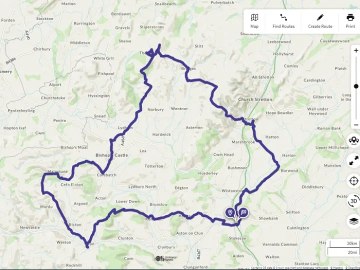 shropshire way route
