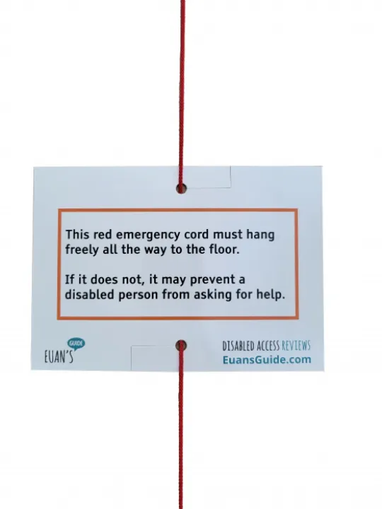 Baldwin Boxall Red Cord Card