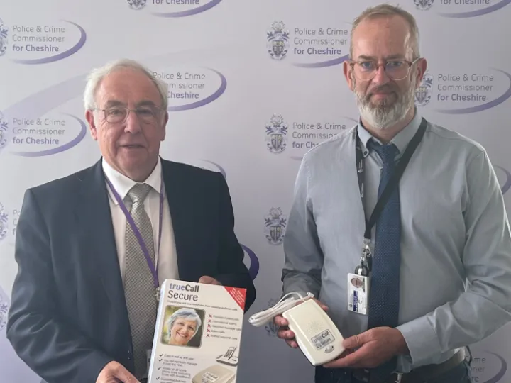 John Dwyer And Jim Day with trucall