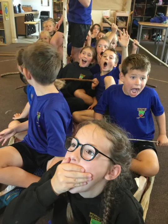 Y4 shocked faces
