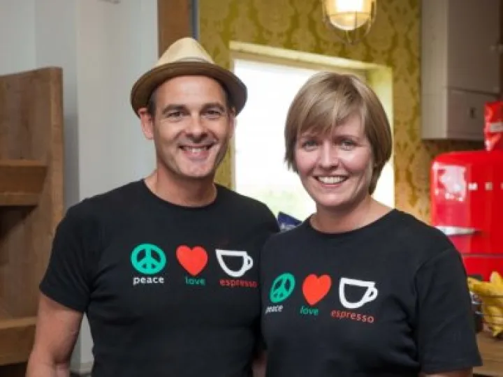 Simon Keeley and Cathrine Tjore