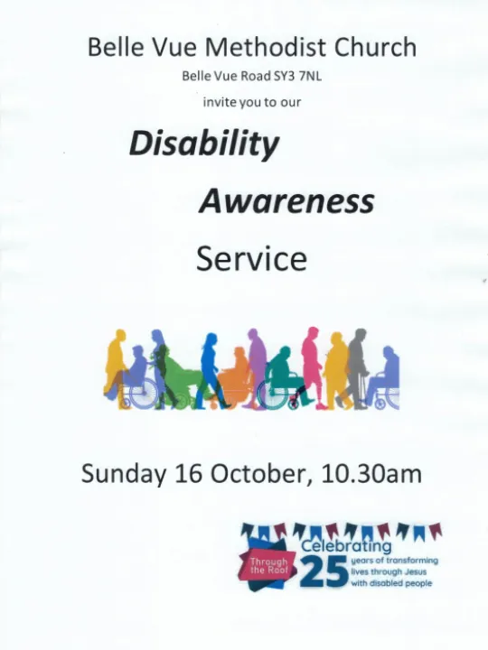 Disability Awareness service poster