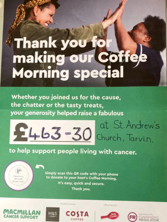 St Andrews Macmillan Money Raised Img_4356 (1)