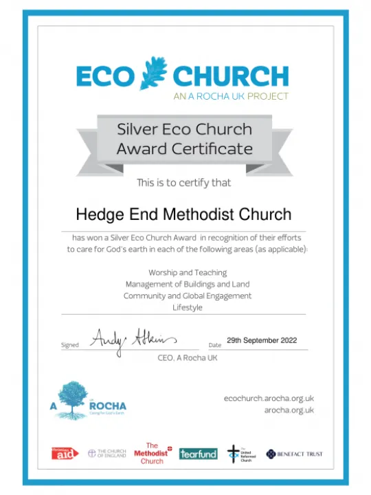 Rocha Silver certificate