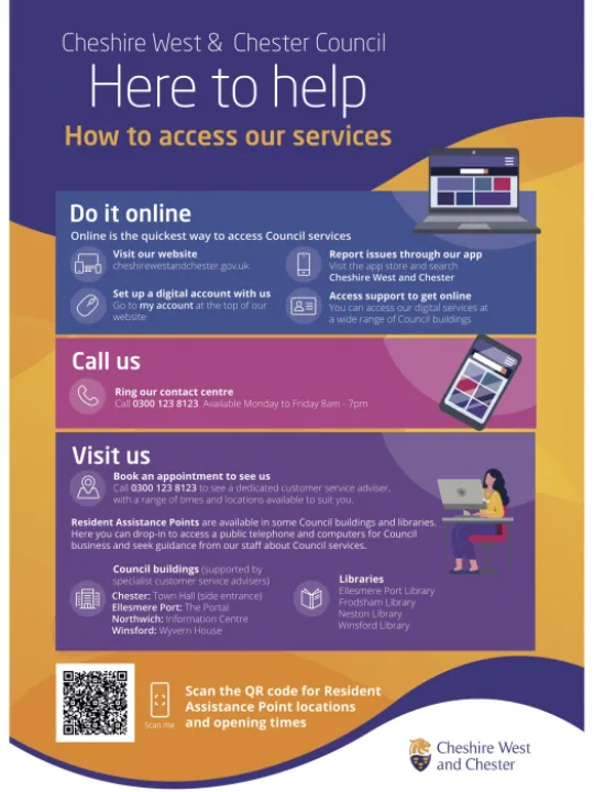 How to access Council services