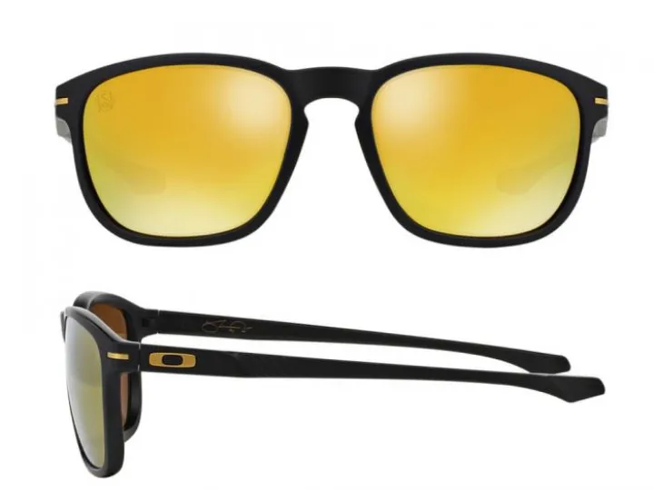 Oakley Enduro Sunglasses In Matte Black With Iridium Gold Lenses OO9223-04