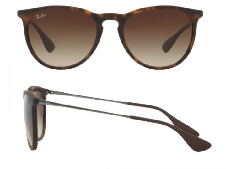 Ray-Ban Erika In Matte Havana With Gradient Brown Lenses RB4171 865-13