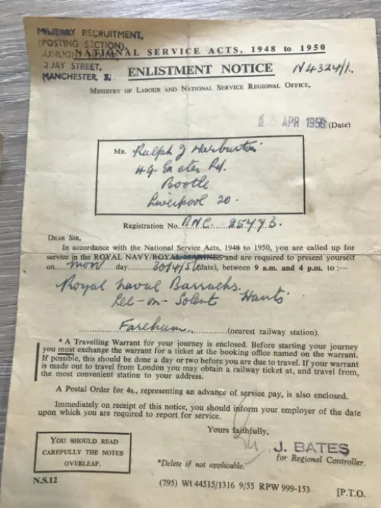 Ralph's Call Up Papers