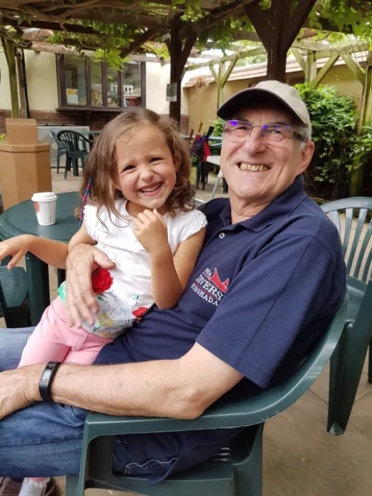 Colin Nicholls & Granddaughter