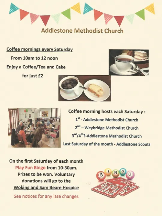 Saturday Coffee Mornings & Fun Bingo