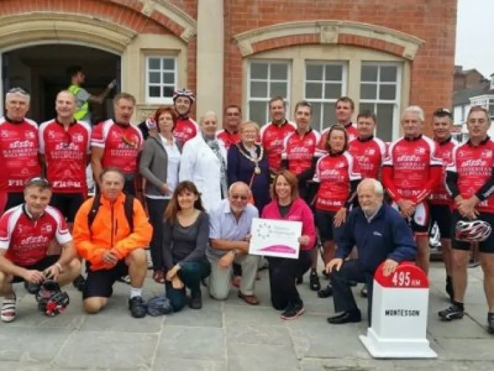 Leaving Thame Town Hall
