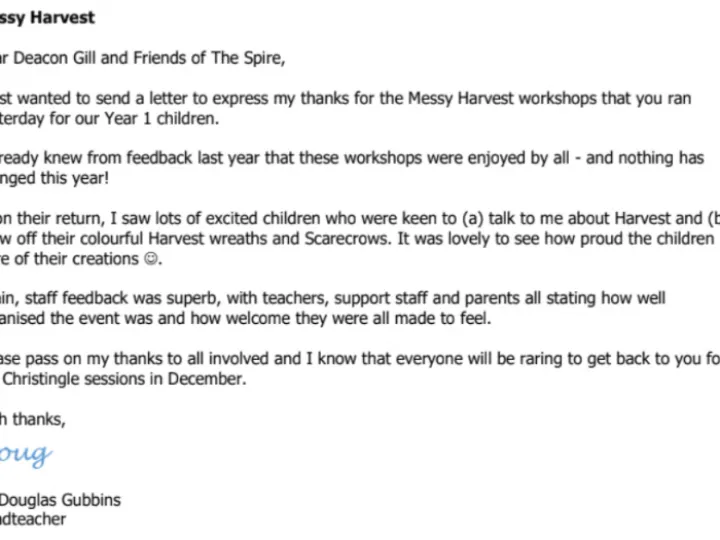 2023 10 09 – Messy Harvest letter2