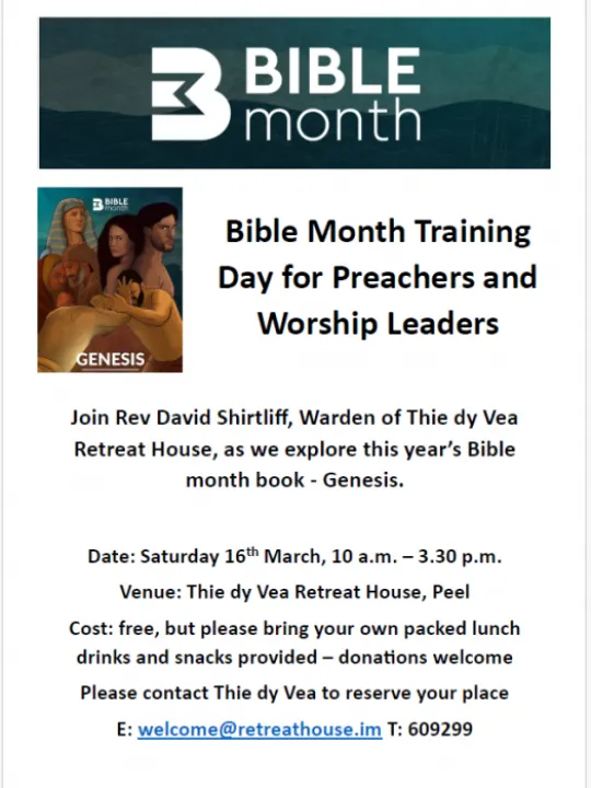 TdV Bible month poster