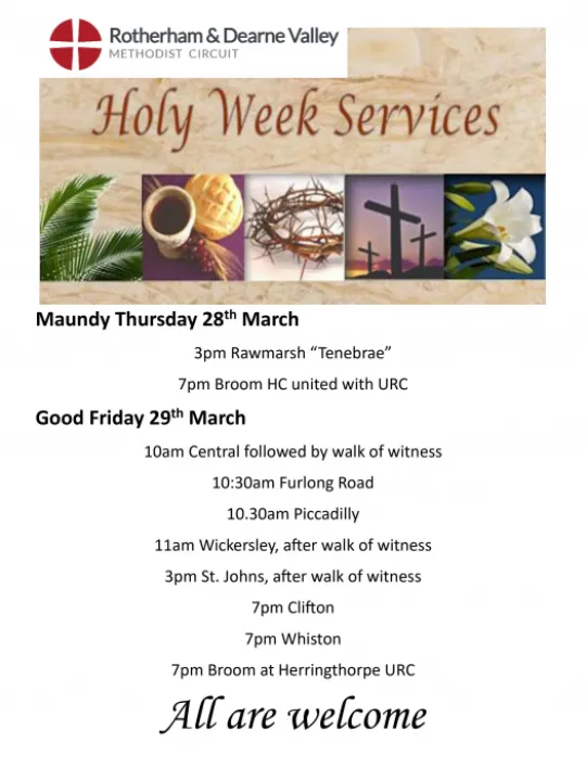 Holy Week Services
