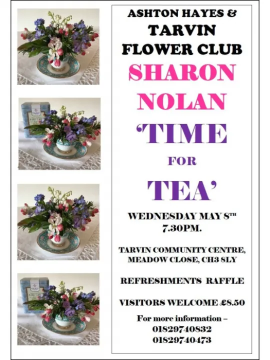 ASHTON HAYES & TARVIN FLOWER CLUB &ndash; May Meeting