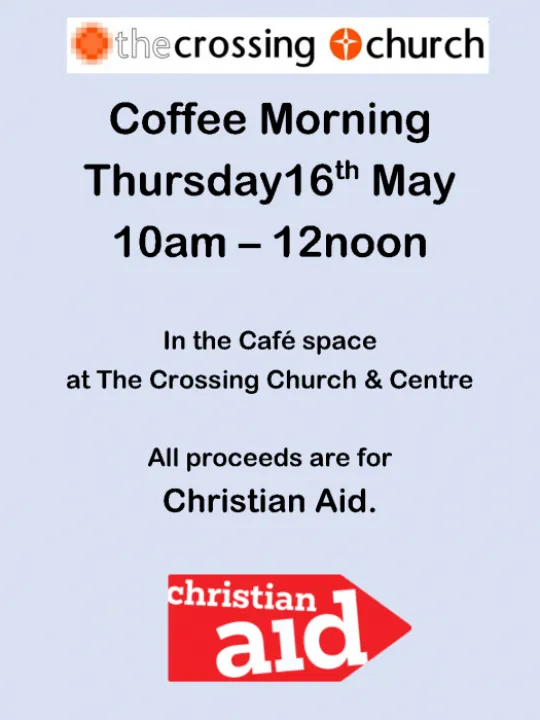 Poster – Christian Aid Coffee Morning May 2024