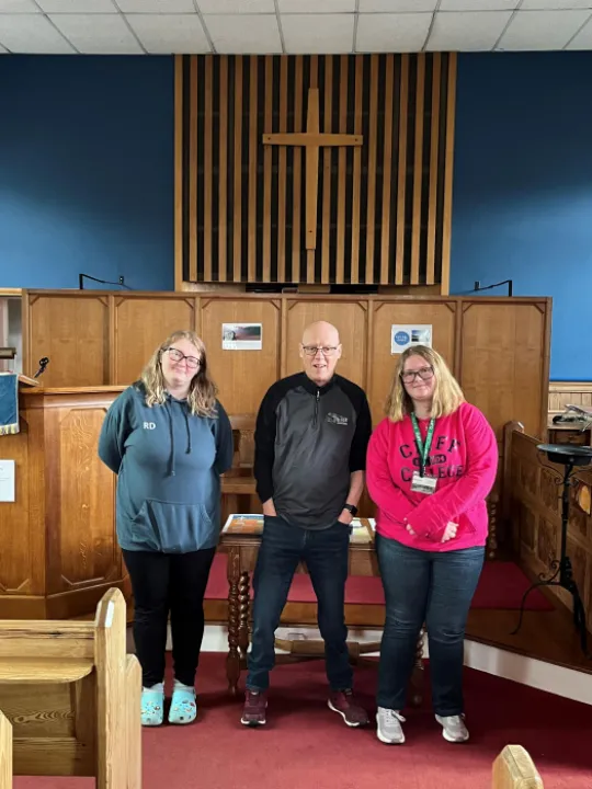 Cliff Students at The Hub