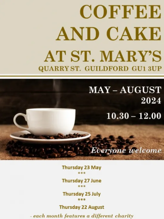 Coffee & Cake May &ndash; August 2024