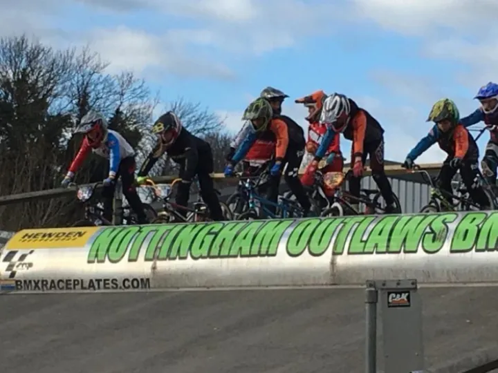 Nottingham Outlaws Bulwell BMX track start gates