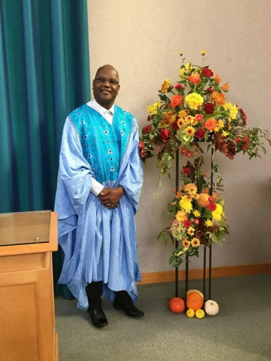 Uncle George at Harvest