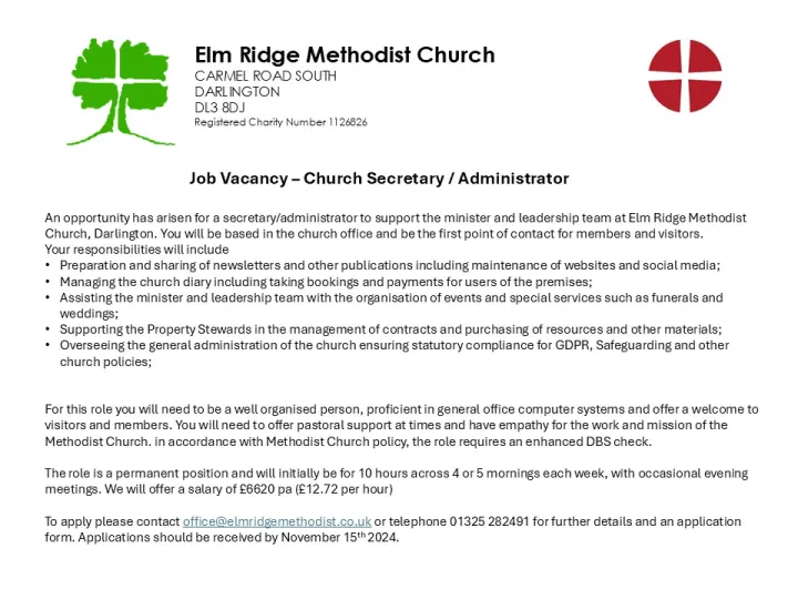 Elm Ridge Advert Oct 24