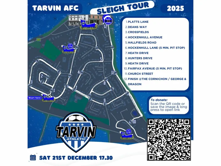Tarvin Afc &ndash; Santa Tour 2024 4x3