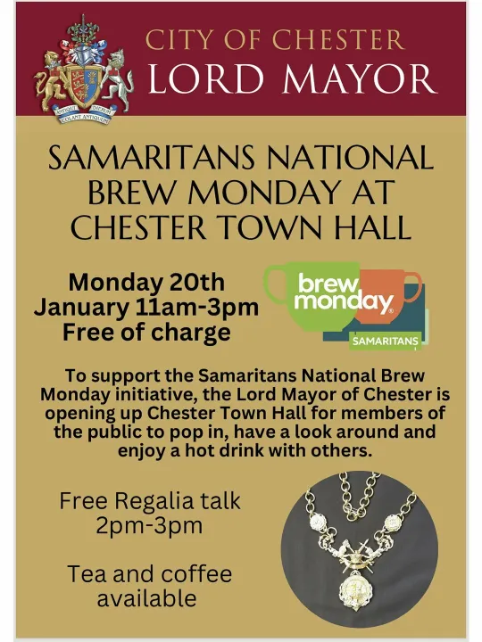 Chester Lord Mator – Samaritans Brew Monday – Jan