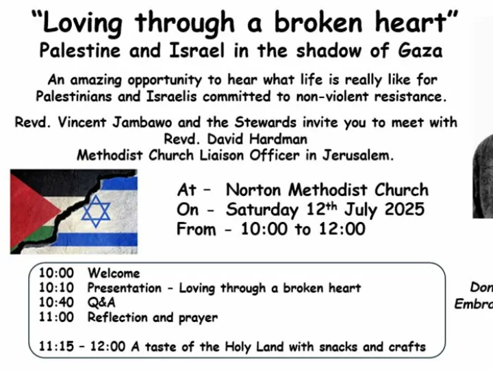 Rev David Harman Liaison Officer Jerusalem Norton