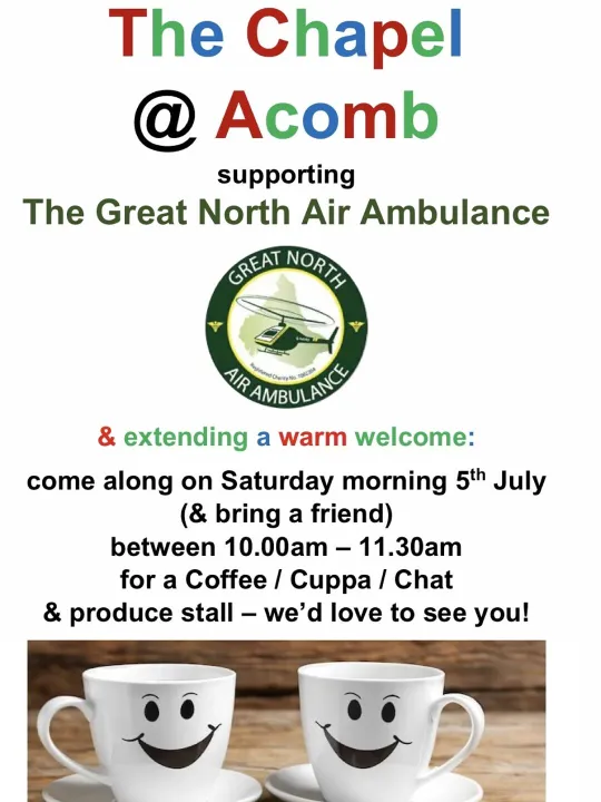 Acomb Coffee Morning July 2025