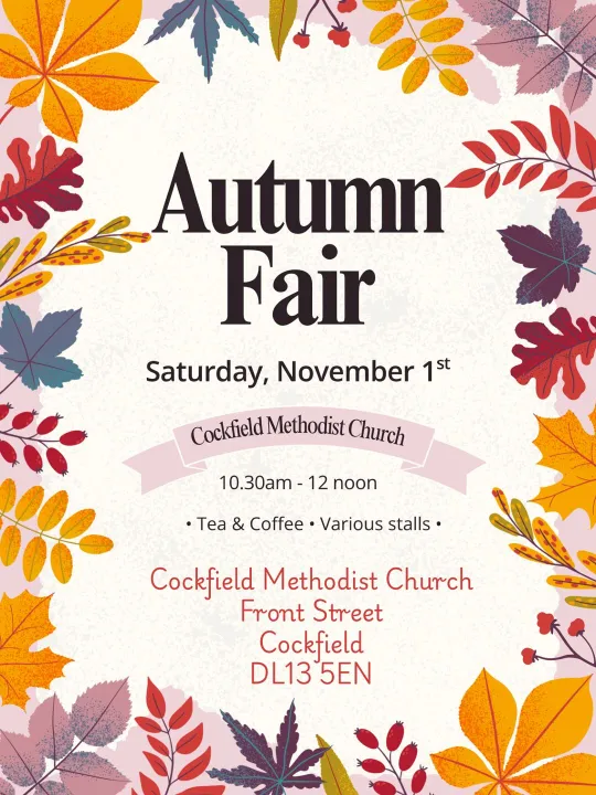 Cockfield Autumn Fair 01.11.2025